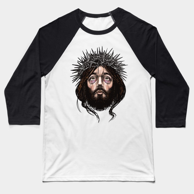 jesus Baseball T-Shirt by Paskalamak